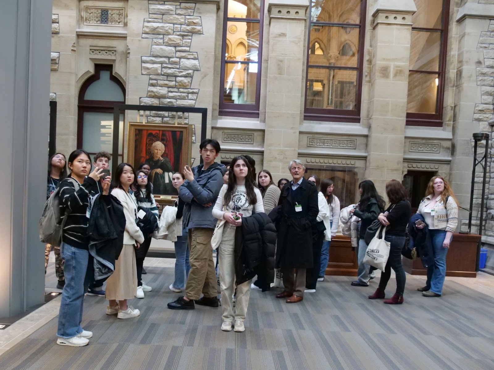 PIV founder Scott Griffin joins the group for a Parliamentary Tour.