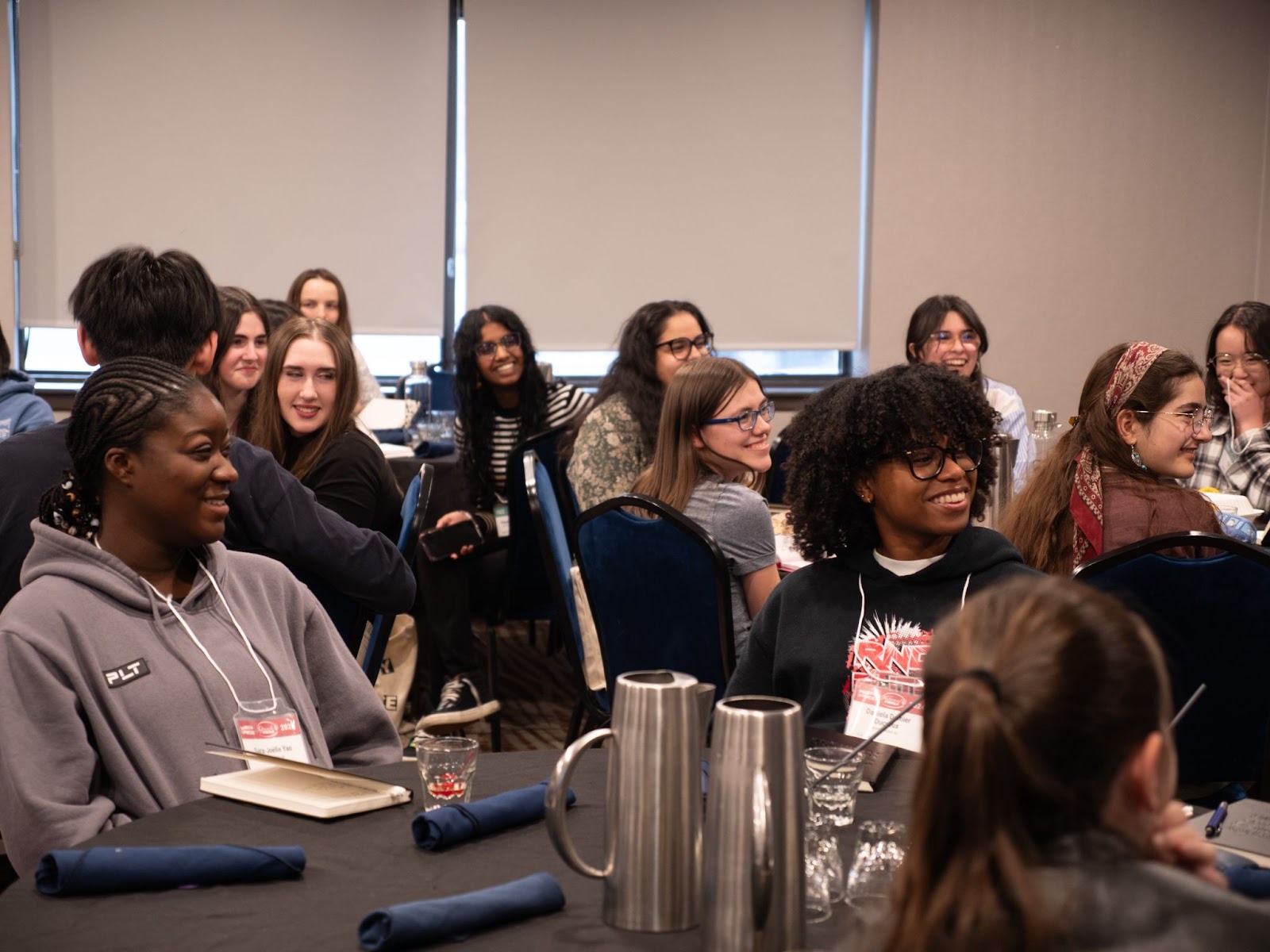 The students are all smiles!