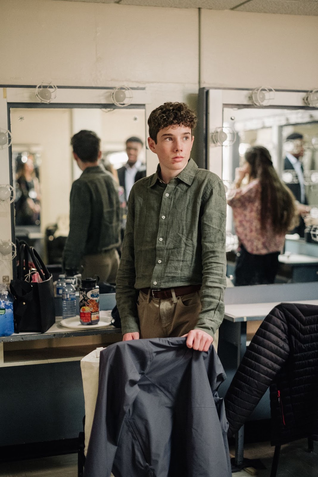 Finalist James Hoag looks pensive.