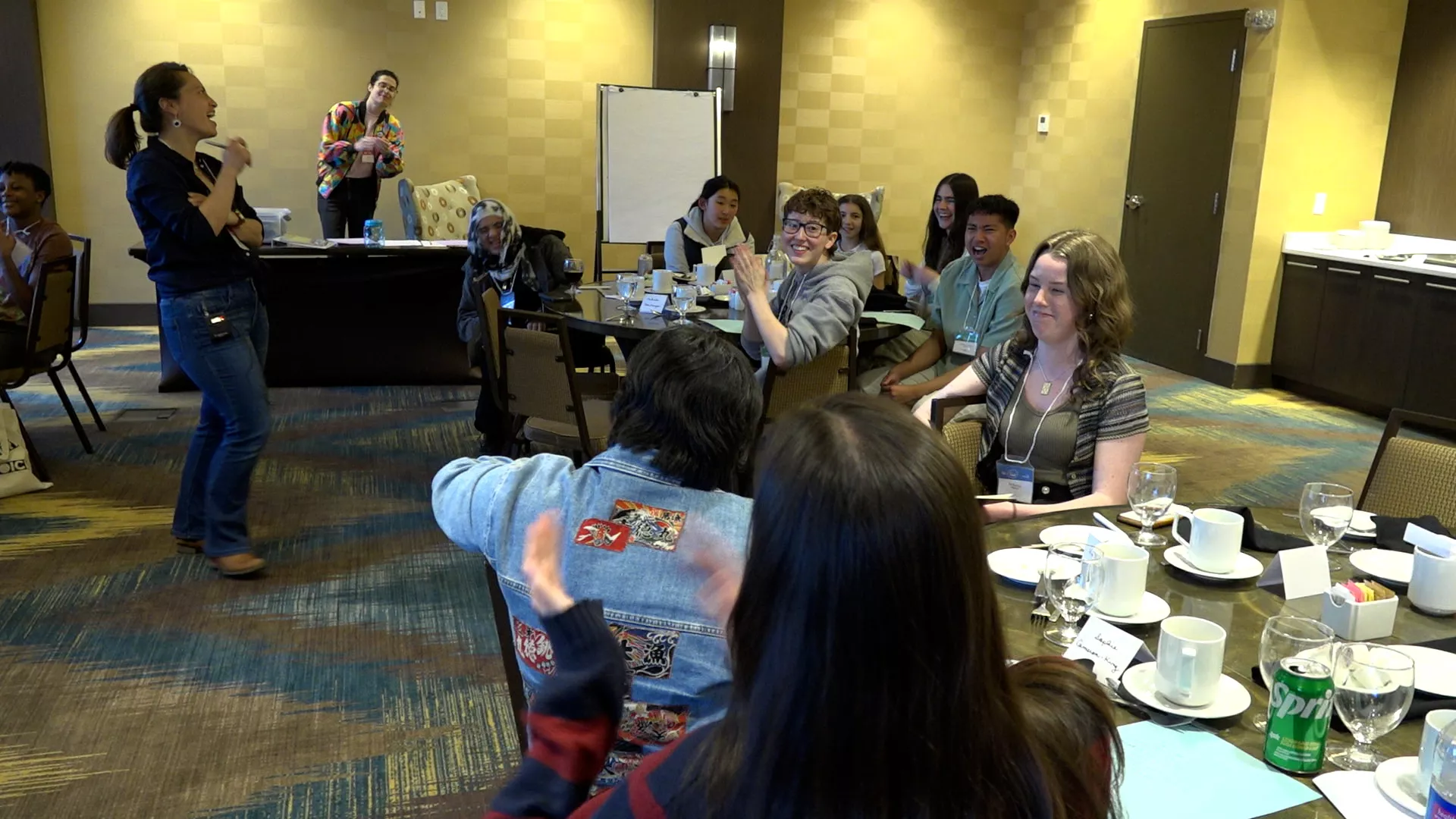 Sarah Tsiang wraps up the evening.