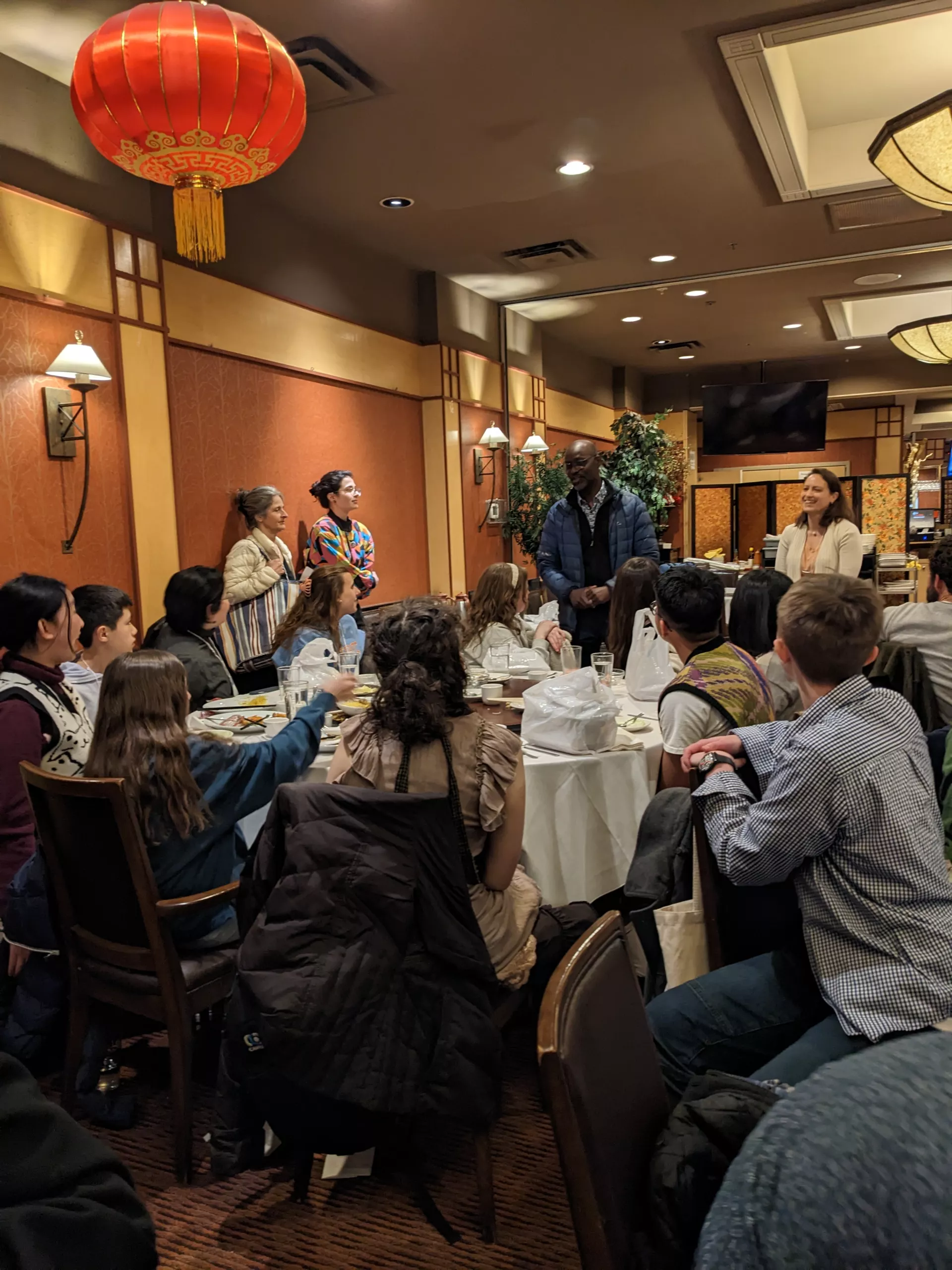 After dinner in Calgary's Chinatown, Bertrand Bickersteth takes the group on a tour of the Bow River and its confluence with the Elbow River.