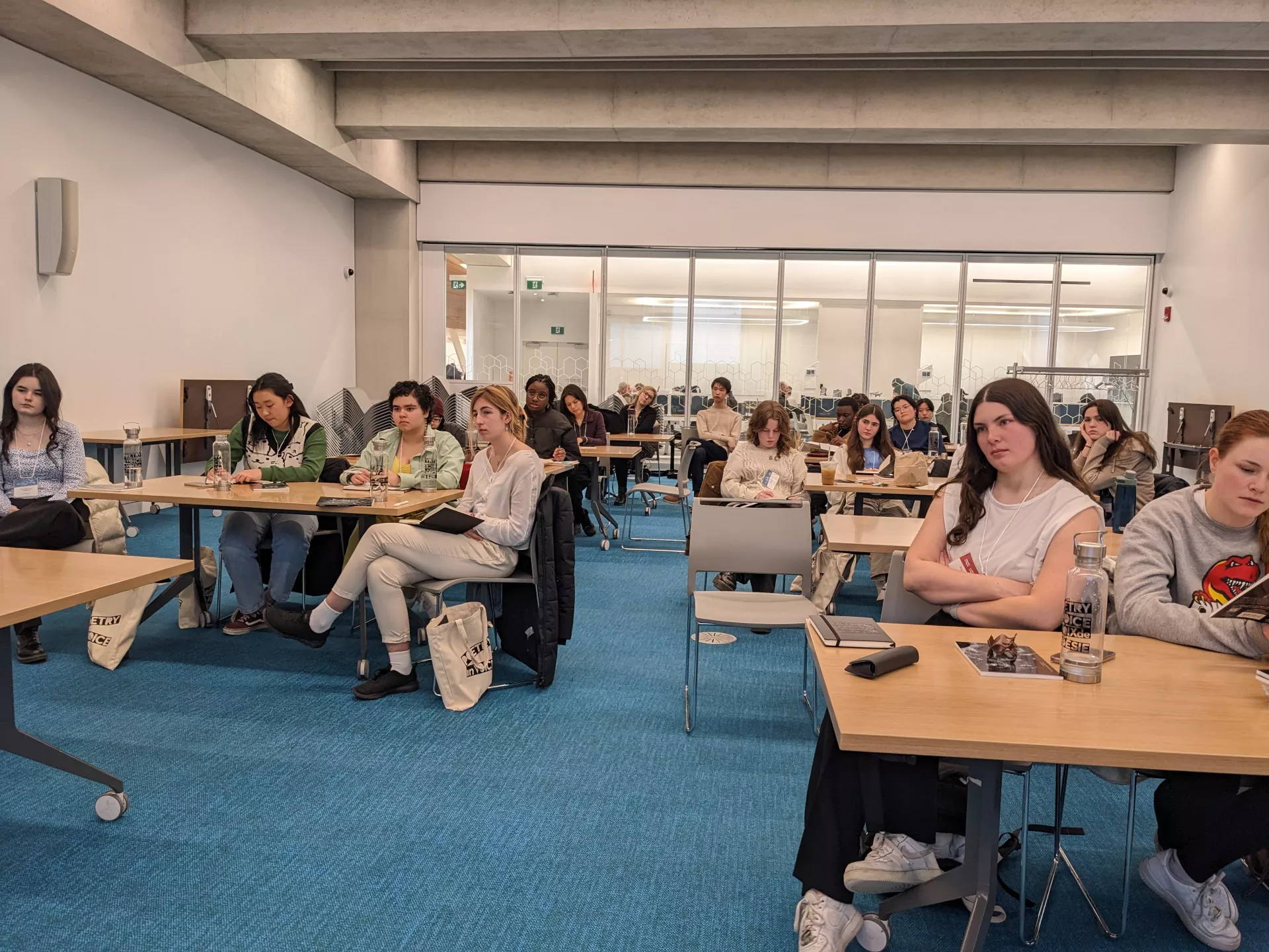 FutureVersers and chaperones listen to Rodney Saint-Éloi's take on publication.