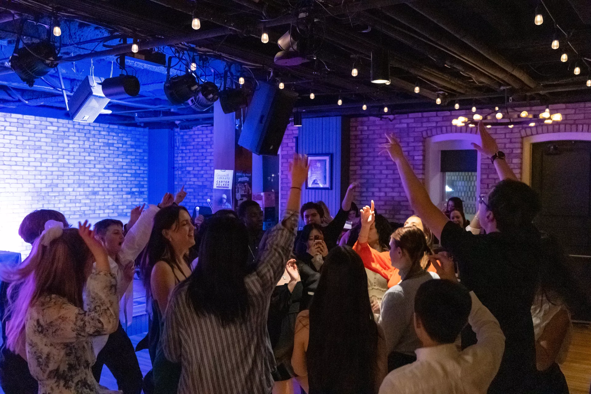 Finalists and FutureVersers let loose and dance after a full week packed with activities.