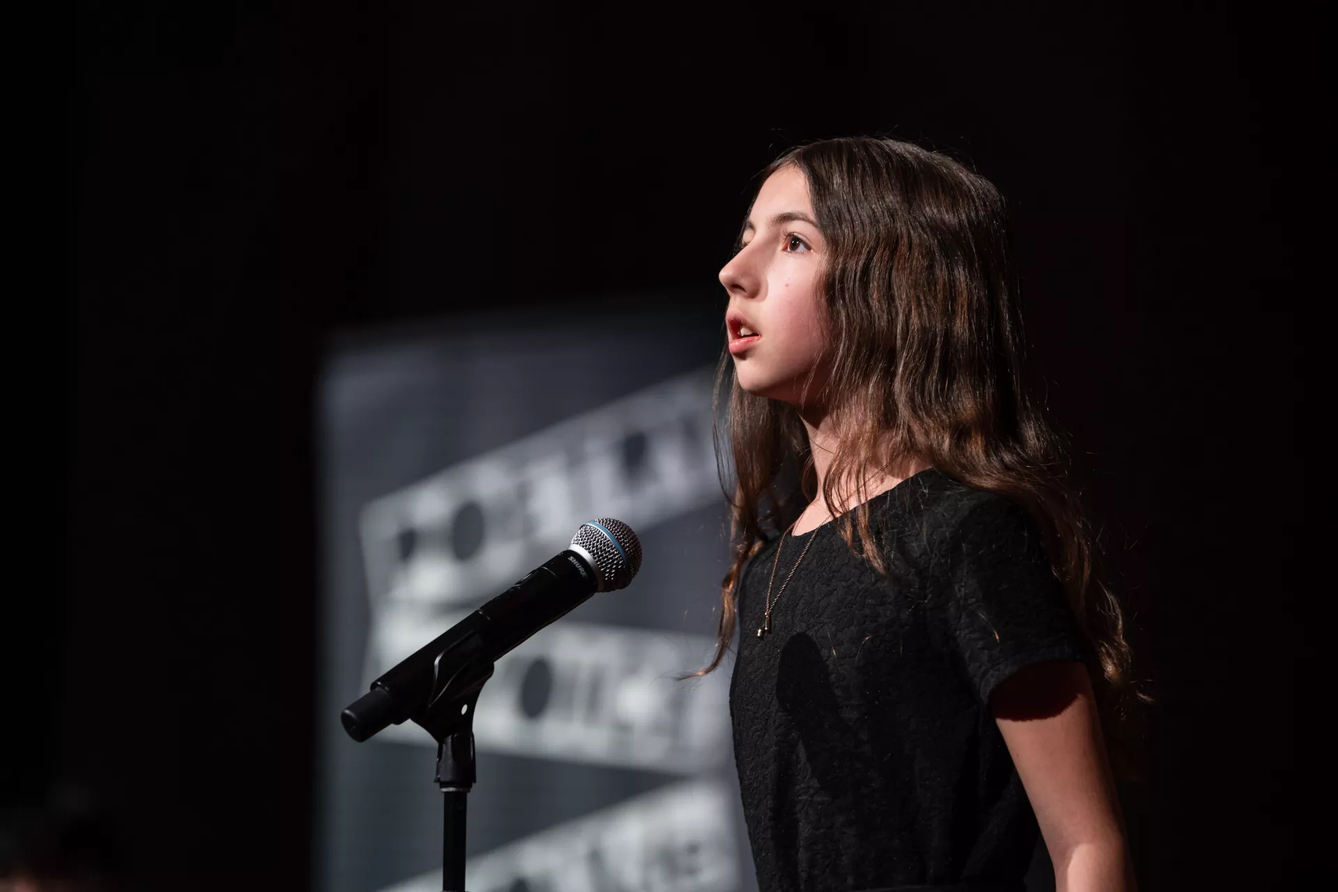 Maïté Turgeon proves equally talented in two languages, here reciting “Skeena Crossing” by Sarah de Leeuw.